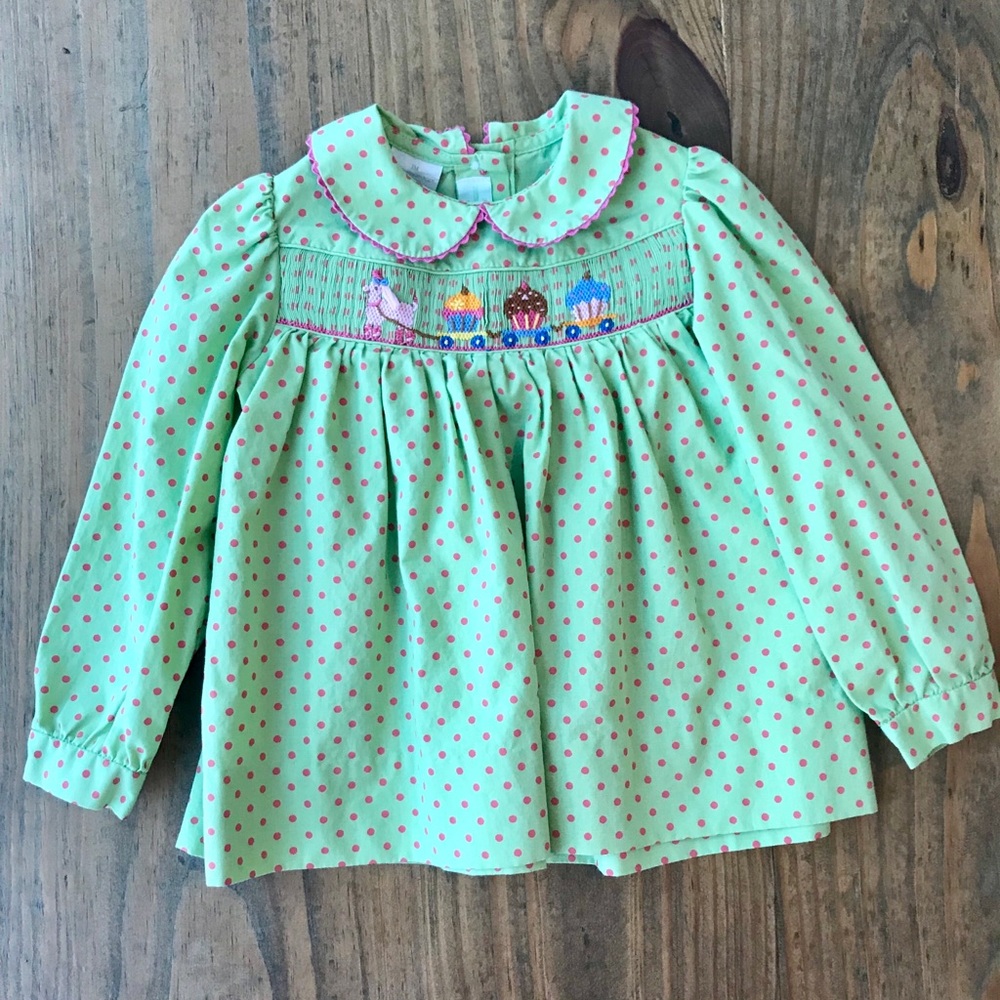 Vive La Fete Smocked Baby Dress